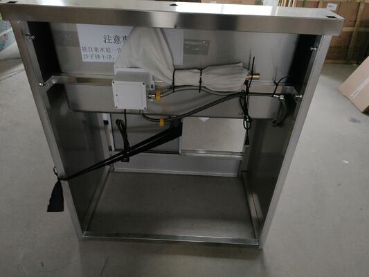 Stainless Steel Foot pedal faucet Wash Sink for 2 people